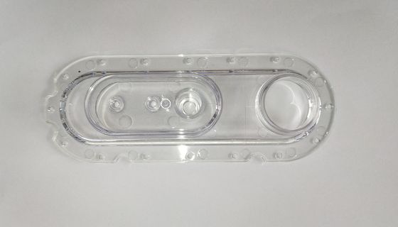 Kundenspezifische transparente Plastikteile des biegsamen Trägermaterials des Spritzen-PE/PP