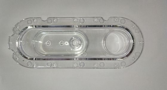 Kundenspezifische transparente Plastikteile des biegsamen Trägermaterials des Spritzen-PE/PP