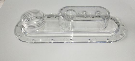 Kundenspezifische transparente Plastikteile des biegsamen Trägermaterials des Spritzen-PE/PP