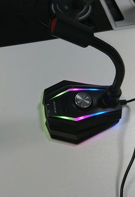 Computer-Tischplattenlaptop USB verdrahtete Mikrofon-Spiel-Live Voice Changer Voice Chat-Mikrofon