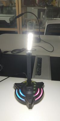 USB-Desktop Meeting Karaoke Esports Mikrofon 2 Tischlampe Anpassung