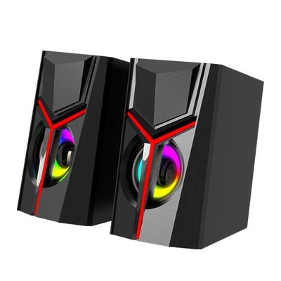 Rgb-Spiel-Computer-Sprecher USB-Laptop-kleines Audiosupervolumen Tischplattensubwoofers