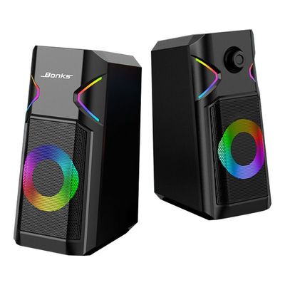 Rgb-Spiel-Computer-Sprecher USB-Laptop-kleines Audiosupervolumen Tischplattensubwoofers