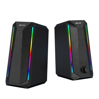 Rgb-Spiel-Computer-Sprecher USB-Laptop-kleines Audiosupervolumen Tischplattensubwoofers