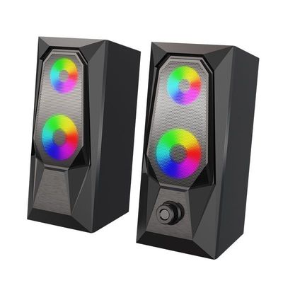 Rgb-Spiel-Computer-Sprecher USB-Laptop-kleines Audiosupervolumen Tischplattensubwoofers