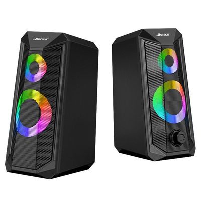 Rgb-Spiel-Computer-Sprecher USB-Laptop-kleines Audiosupervolumen Tischplattensubwoofers