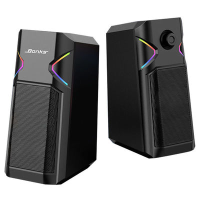 Rgb-Spiel-Computer-Sprecher USB-Laptop-kleines Audiosupervolumen Tischplattensubwoofers